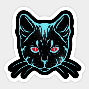 Space cat Sticker